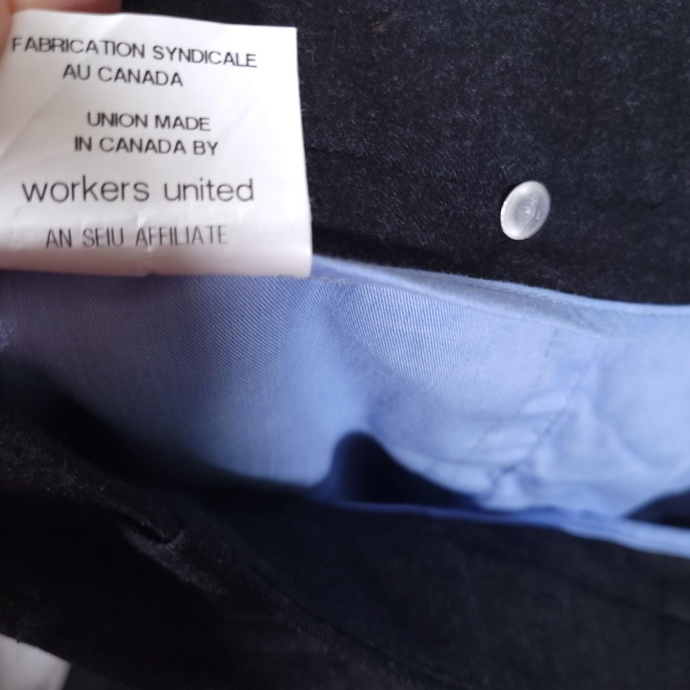 Riviera Jack Victor Pants Mens 44R Wool Vitale Barberis Canonico Italy Dress - Picture 11 of 11